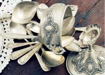 From silver ornaments to utensils, everything will shine, just clean it like this