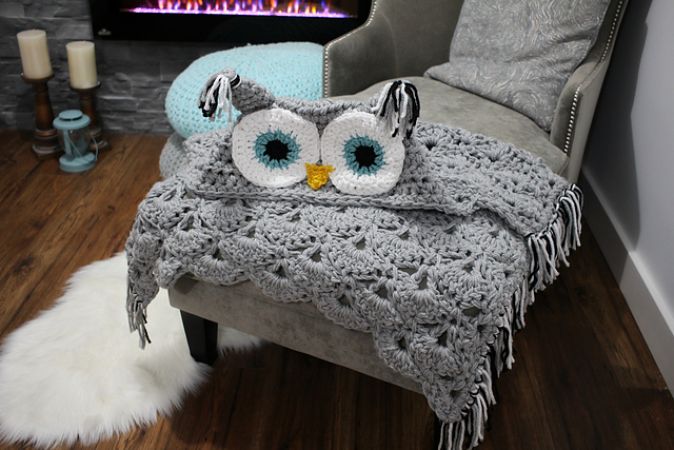 Feel Cosy With This Handmade Owl Blanket!!