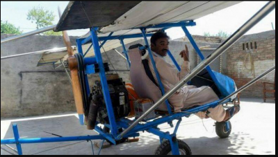 This popcorn seller builds his own plane caught attention from Pakistani Air force