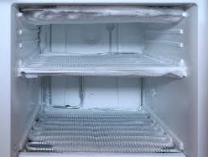 Why doesn't ice accumulate in the fridge?