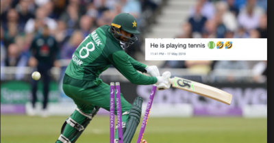 Shoaib Malik stump his own wicket, twitter get enough to troll him