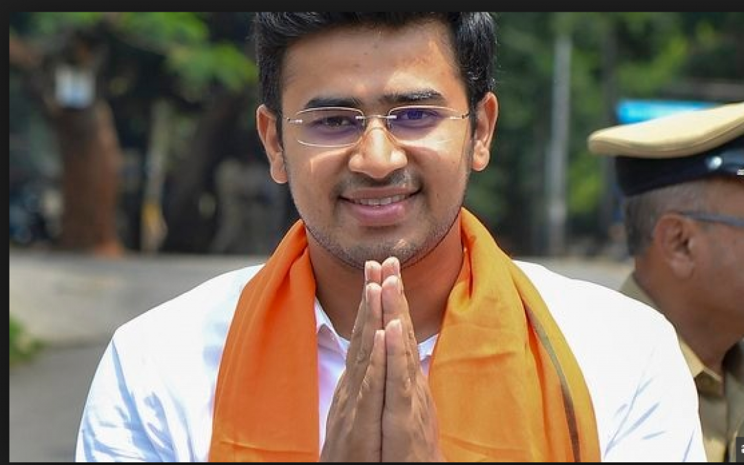 BJP Youngest MP Tejasvi Surya shares his life ‘Oh Man’ moment in twitter