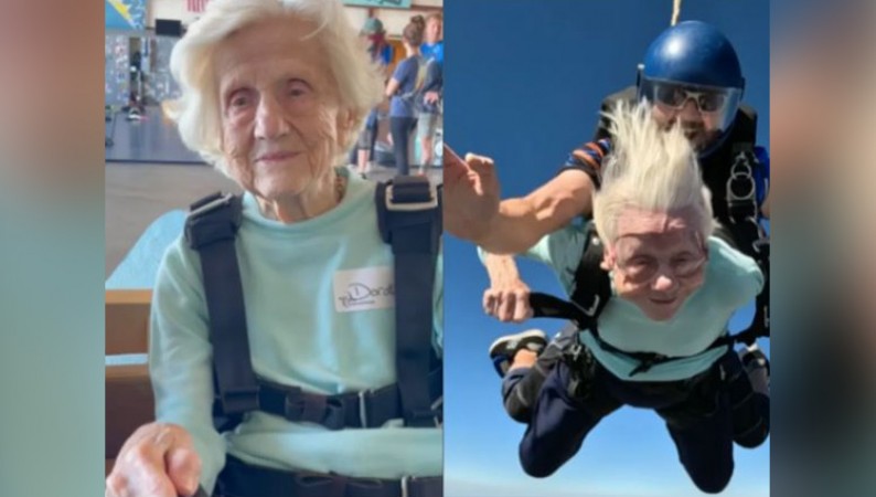 104-Year-Old Daredevil Shatters Skydiving Record, Says 'Age is No Barrier'