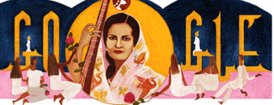 103rd anniversary of singer Begum Akhtar as Google pays tribute.