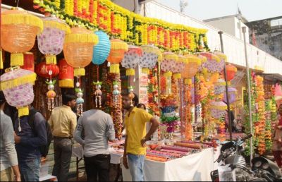 Diwali Markets are full with decorative items to illuminate houses