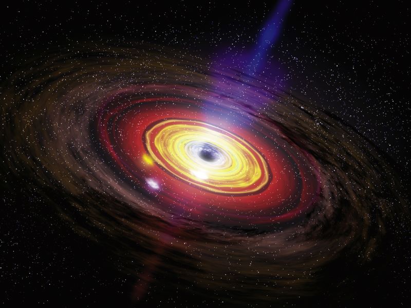 Big black hole found near the center of the Milkyway Galaxy