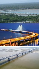 Top 10 longest bridges in India over water