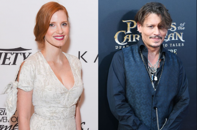 Johnny Depp and Jessica Chastain won't be collaborating