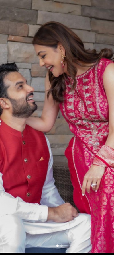 पति के जन्मदिन पर काजल ने पहना 120000 रुपए का सलवार-कमीज