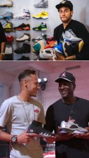 You'll be shocked to see this amazing Sneaker collection of Neymar
