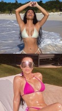 6 sexiest bikini pictures of Kim Kardashian