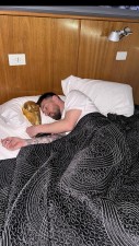 Lionel Messi's love for Trophy isn't over yet; Seen sleeping on the bed with the trophy