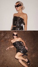Kim Kardashian's sexiest and hot looks in a dress made up of Belts