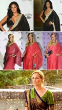 From Pamela Anderson to Paris Hilton, Hollywood actresses Killing Saree looks