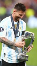 Lionel Messi crowned best men's player of 2022 at FIFA's best awards after World Cup heroics with Argentina
