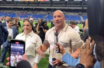 'The Rock' Dwayne Johnson travels to San Antonio for the XFL championship game