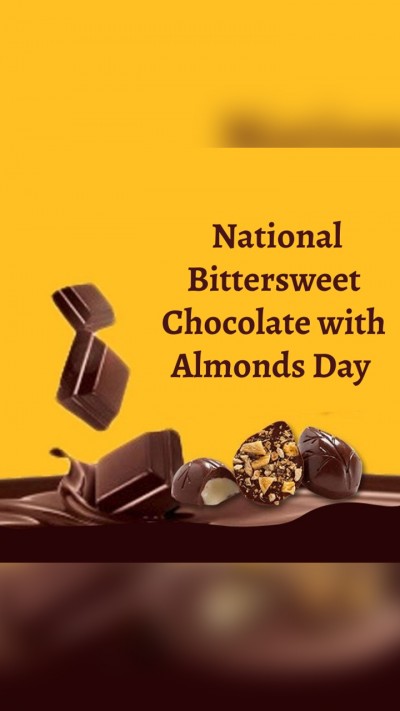 National Bittersweet Chocolate with Almonds Day, November 7
