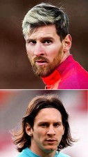 You will be surprised to see Messi's unusual hair style
