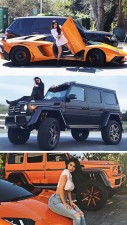 Kylie’s car collection is worth the price of a private island