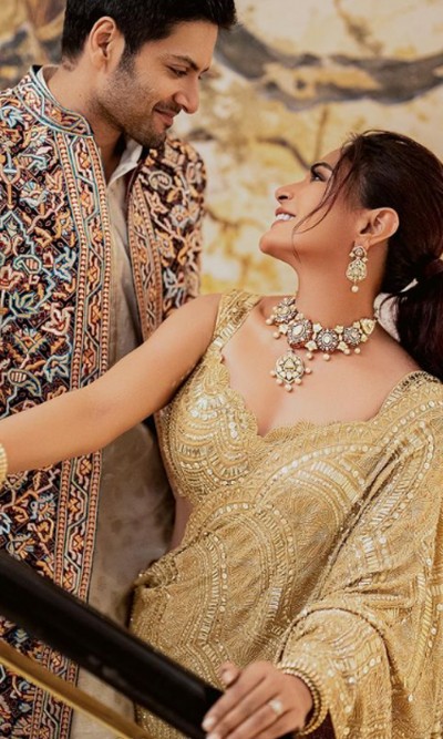 Richa Chadha and Ali Fazal's stunning wedding function pictures
