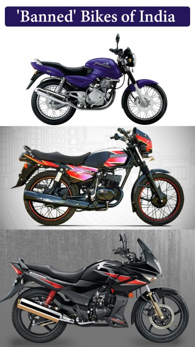 List of Banned Bikes in India