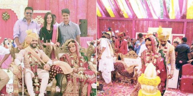 Still from wedding celebration of Reeva Solanki and Ravindre Jadeja