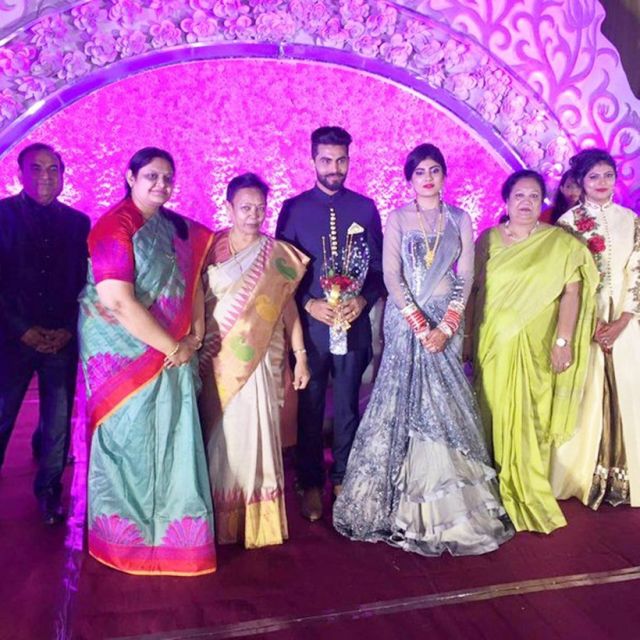 Still from wedding celebration of Reeva Solanki and Ravindre Jadeja