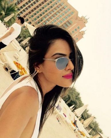 Nia sharma  is a on a vacation and not with someone but alone!