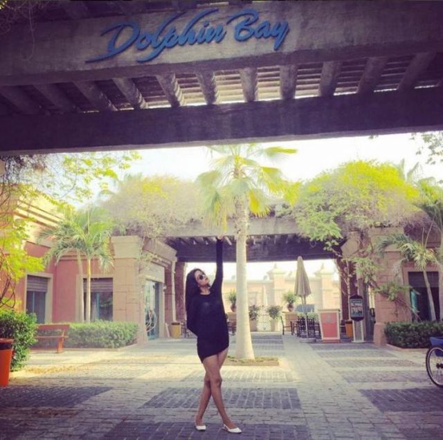 Nia sharma  is a on a vacation and not with someone but alone!