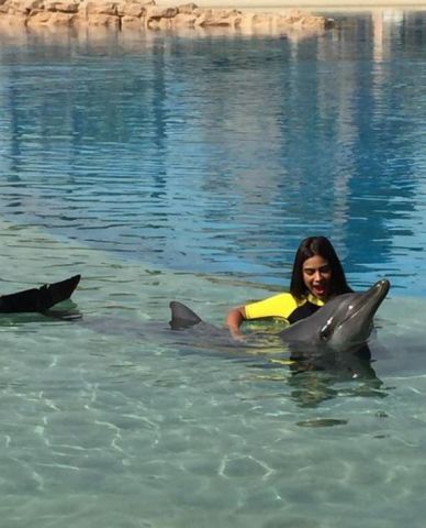 Nia sharma  is a on a vacation and not with someone but alone!