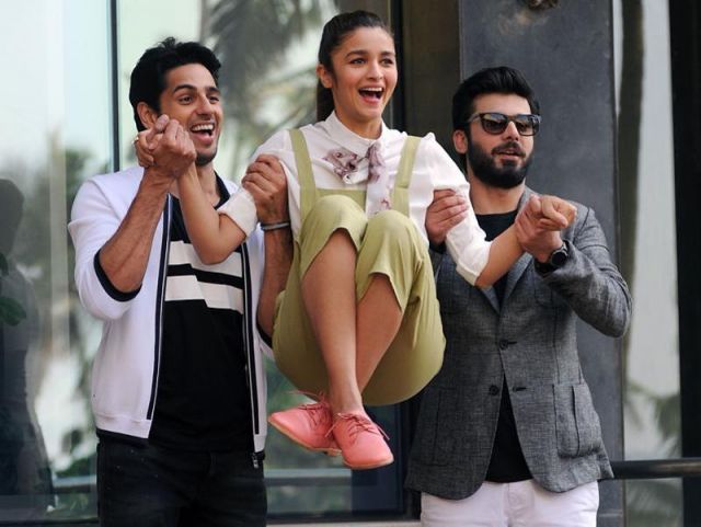 Alia-Fawad-Sidharth on promotion of Kapoor and sons