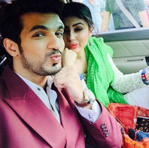 'Naagin' with her Reel life Husband