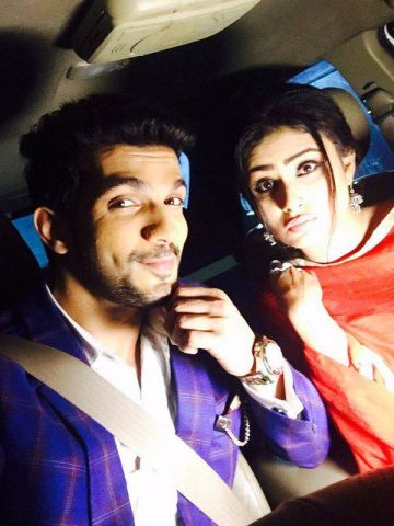 'Naagin' with her Reel life Husband