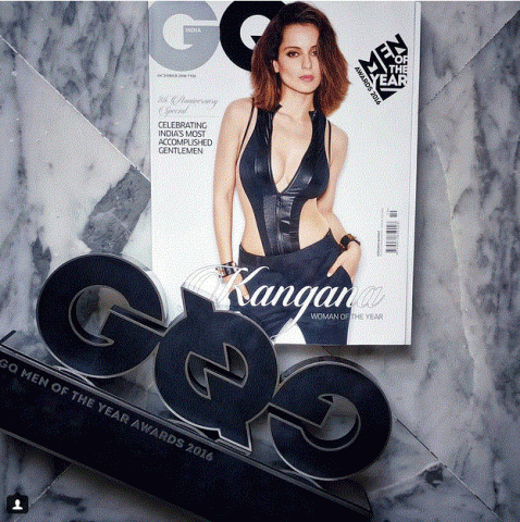 Kangana captured herself boldly with GQ;must see !