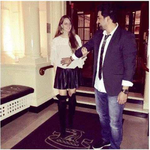 Rannvijay Singh Sigha's wife Priyanka flaunts her baby bump in pictures!