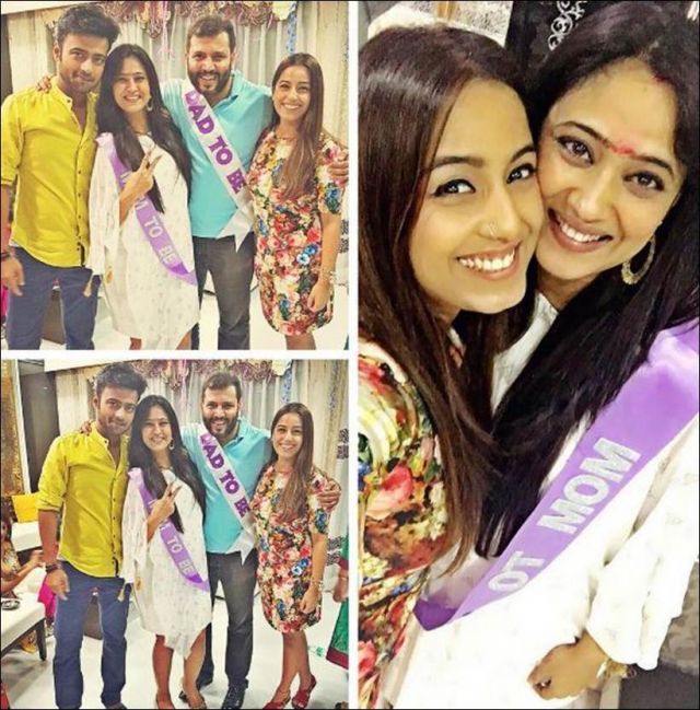 Mom-to-be 'Shweta Tiwari' looked drop-dead gorgeous at her baby shower