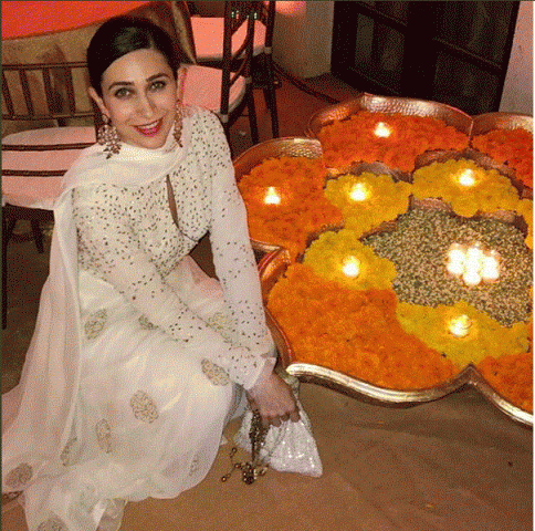 Photo alert: See Karisma Kapoor's Diwali mood in pictures