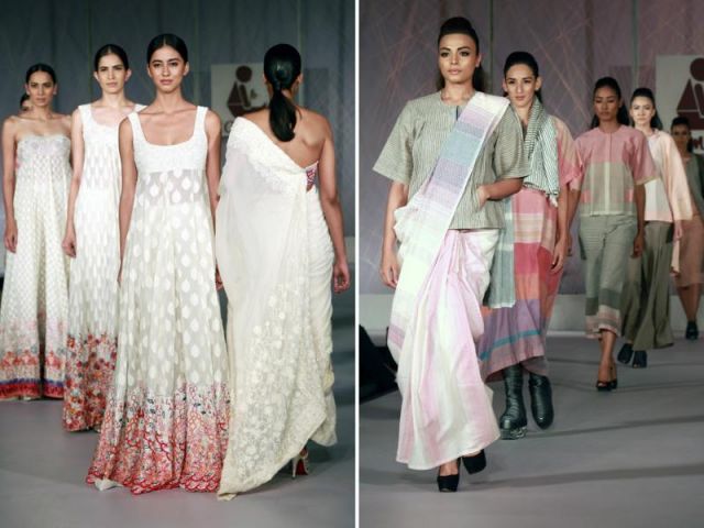 A fashion show to promote Khadi for social cause