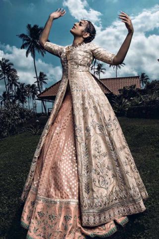 Sonakshi Sinha as Bohemian Bride for Harper Bazar