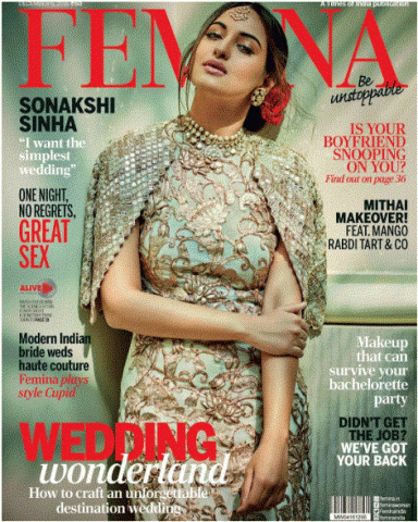 This wedding season you can steal ideas from Sonakshi’s Latest Bridal Shoot  !!!