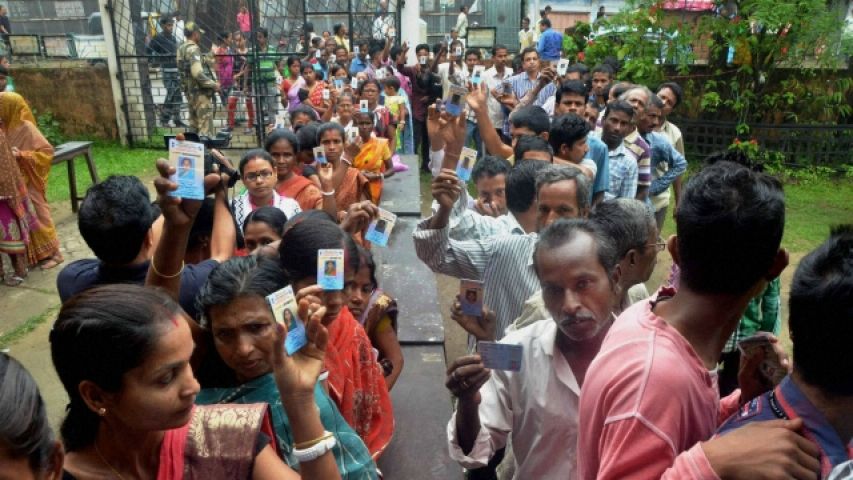 From the assembly elections of  West Bengal !