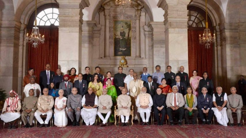 Exclusive Pictures:Padma Awardees in the 2nd Padma ceremony