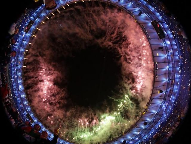 Captured! Rio Olympic's opening ceremony brighten whole Rio De Janeiro