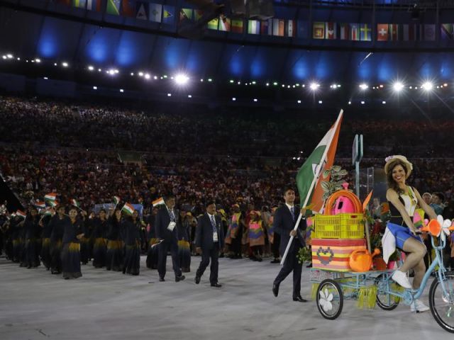 Captured! Rio Olympic's opening ceremony brighten whole Rio De Janeiro