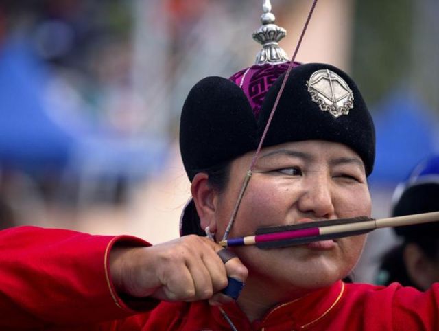 Mongolia;showed cultural legacy at Naadam festival