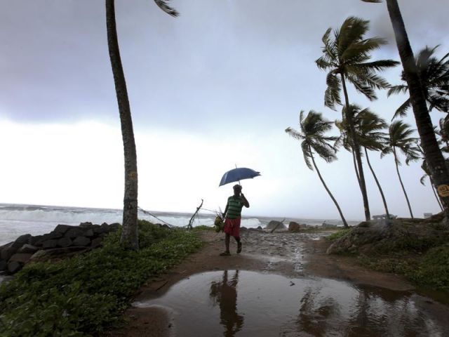 Smiling faces due to pre-monsoon showers in Kerala