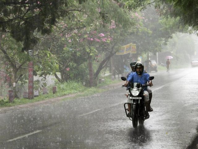 Smiling faces due to pre-monsoon showers in Kerala