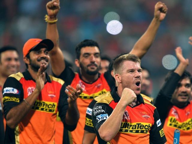 Sunrisers won the IPL 2016 title,See photographs of victory