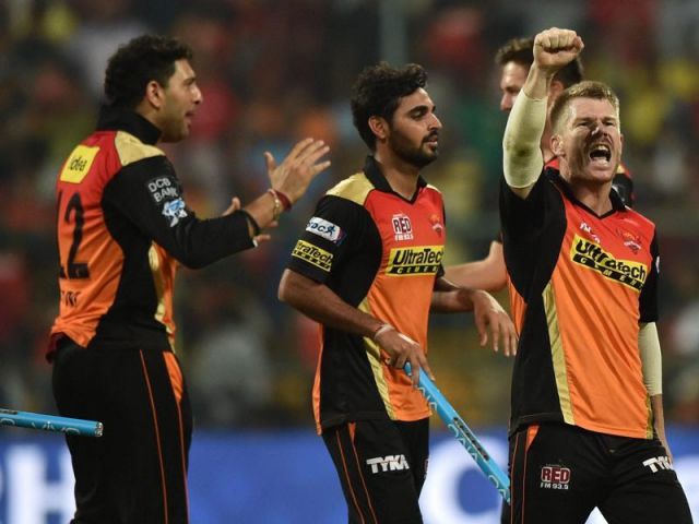 Sunrisers won the IPL 2016 title,See photographs of victory