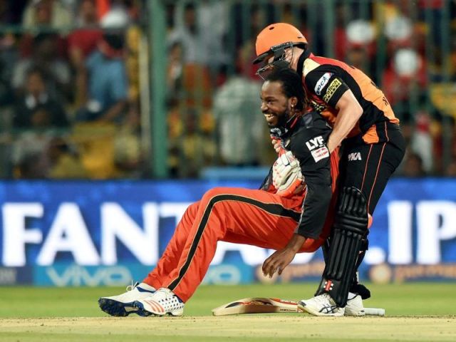 Sunrisers won the IPL 2016 title,See photographs of victory